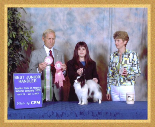 PCA 2003 Best Jr. Handler