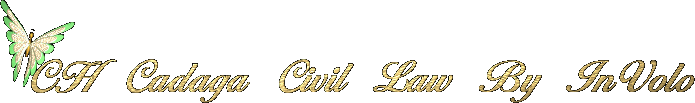 CH Cadaga Civil Law By InVolo